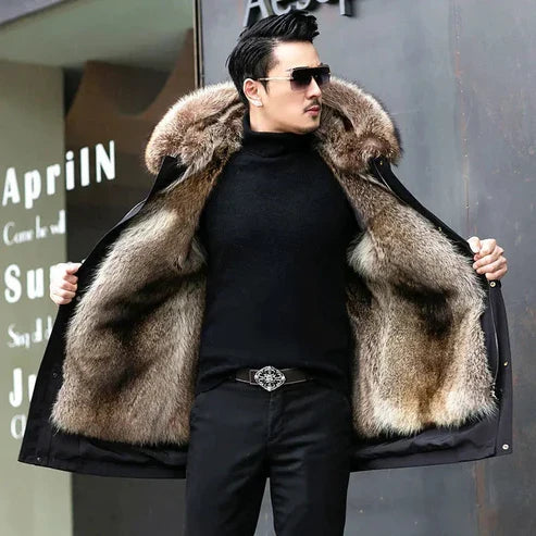 Veste d'hiver imperméable et isolante pour homme