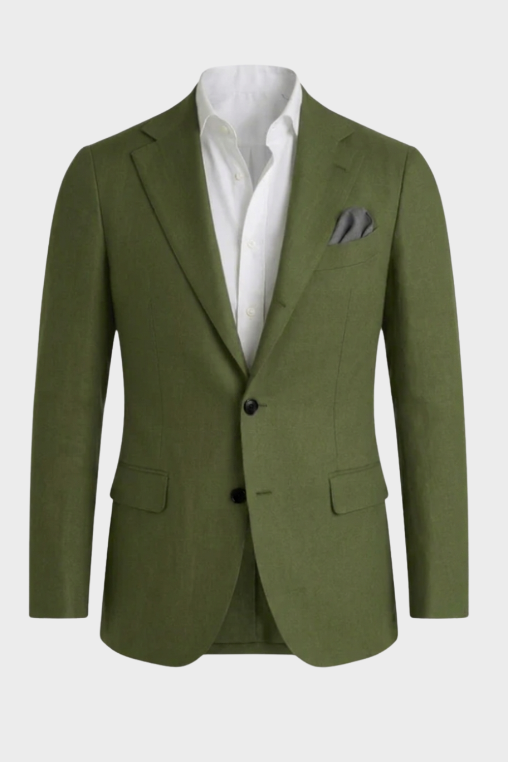Men's Checked Blazer with Notch Lapel
