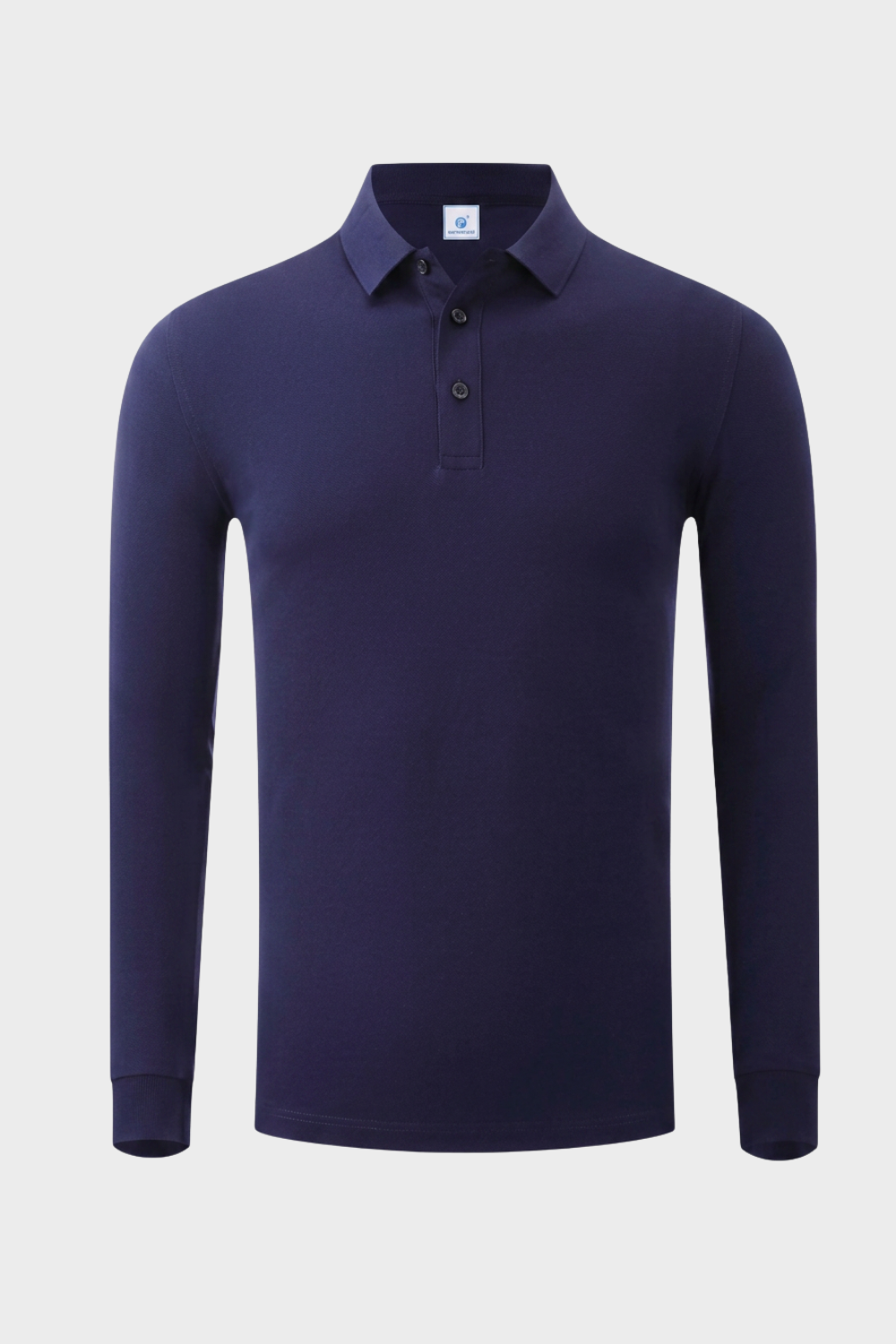 Men's Long Sleeve Polo Shirt | Casual Cotton Blend