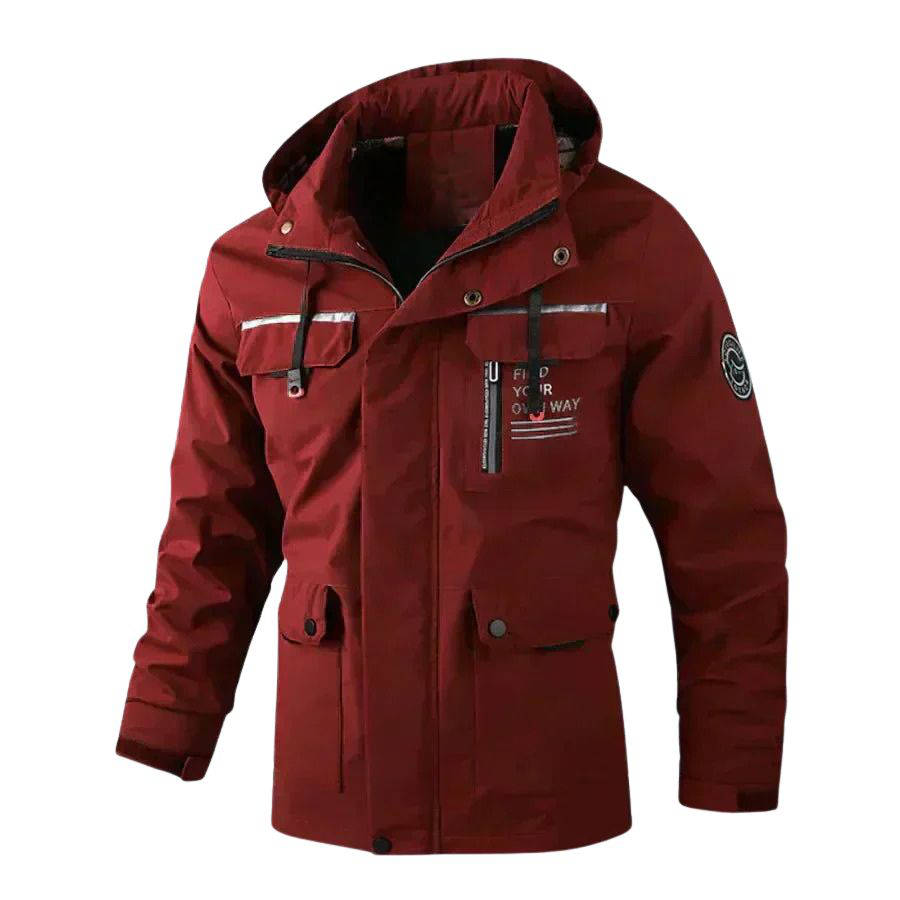 Veste d'hiver légère à capuche pour homme