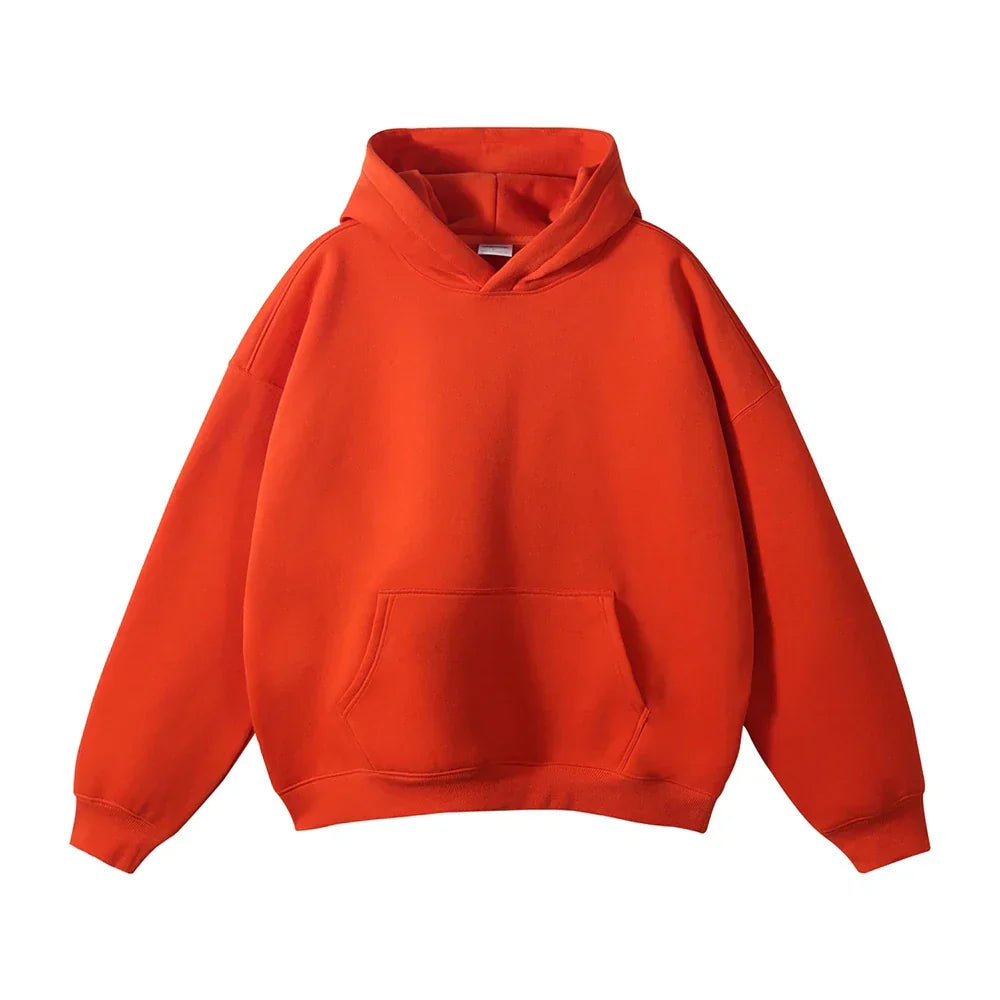 Men's Oversized Fleece Pullover Hoodie