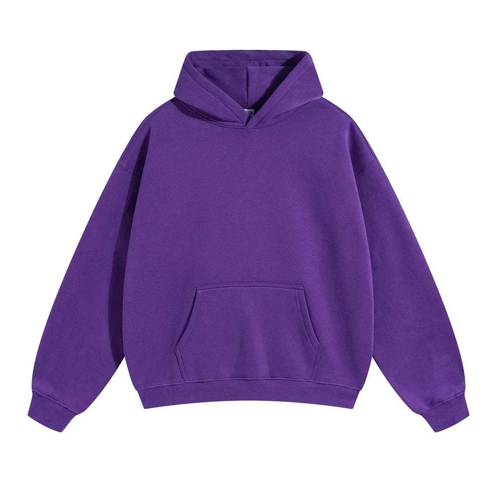 Men's Oversized Fleece Pullover Hoodie