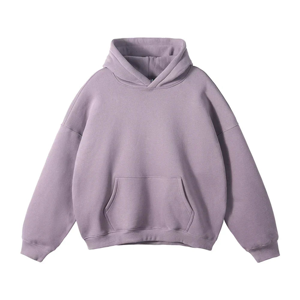 Men's Oversized Fleece Pullover Hoodie