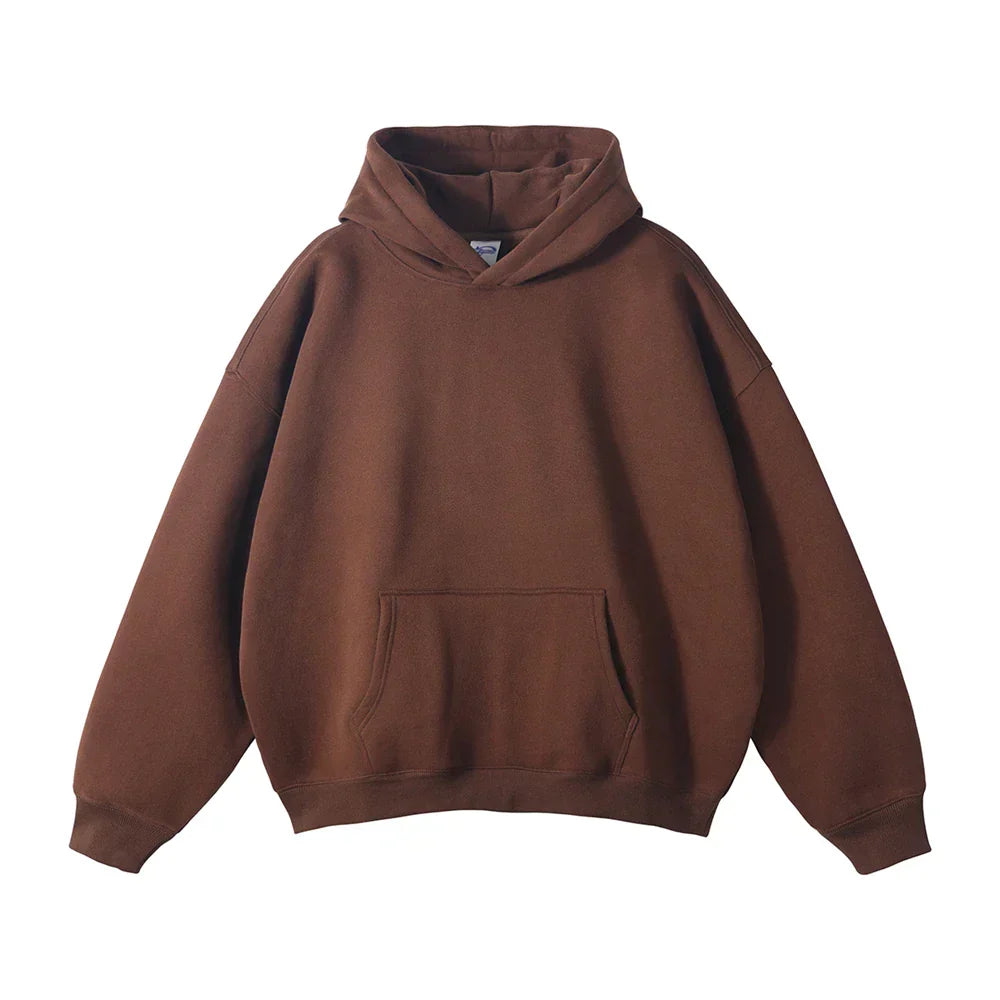 Men's Oversized Fleece Pullover Hoodie