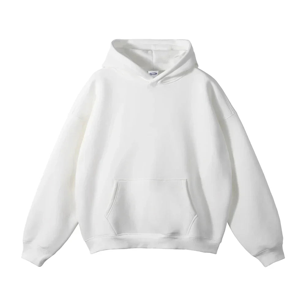 Men's Oversized Fleece Pullover Hoodie