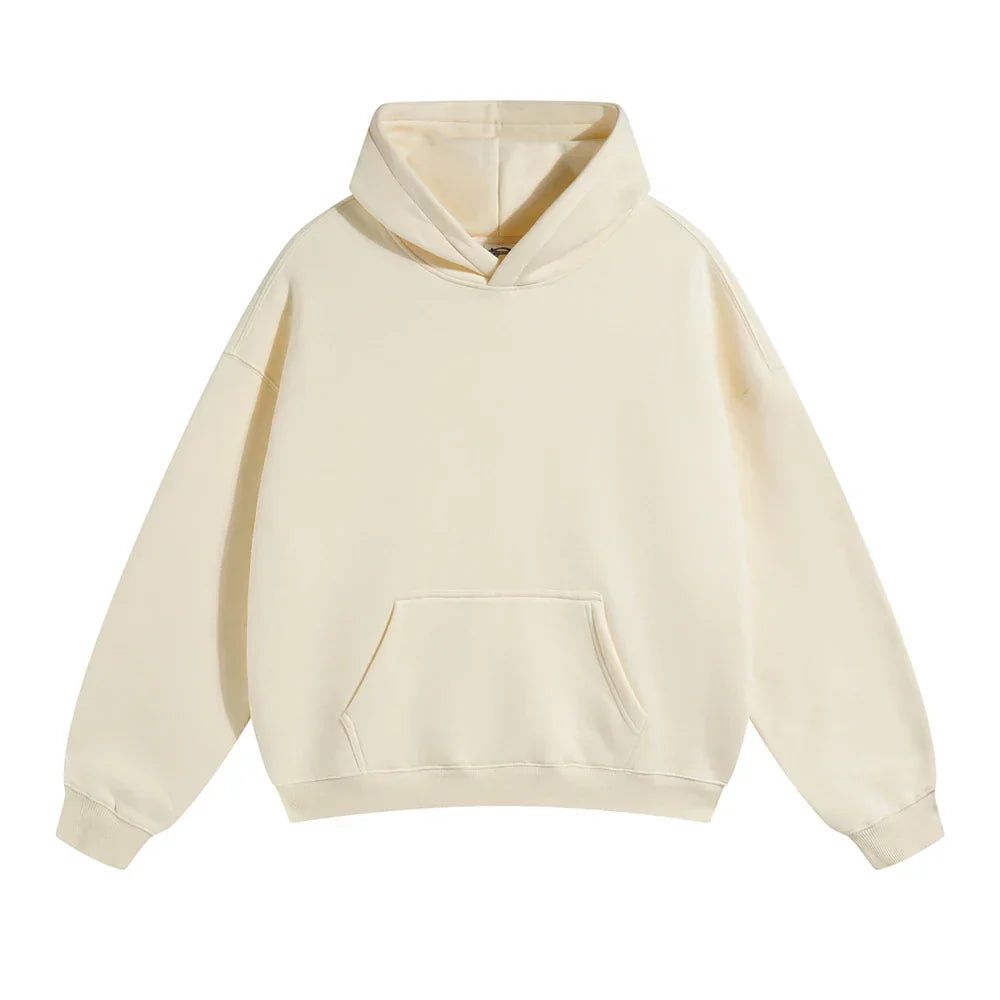 Men's Oversized Fleece Pullover Hoodie