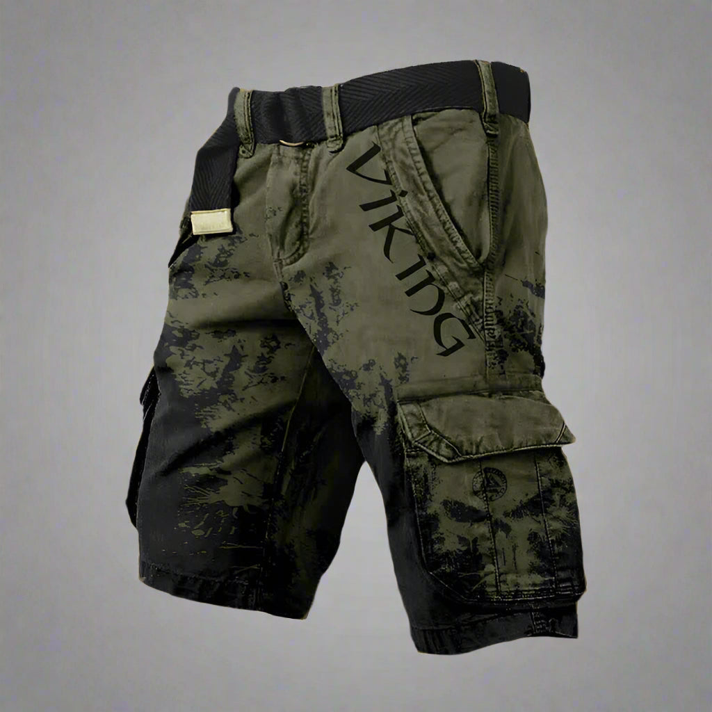 Cargo Shorts with Flap Pockets