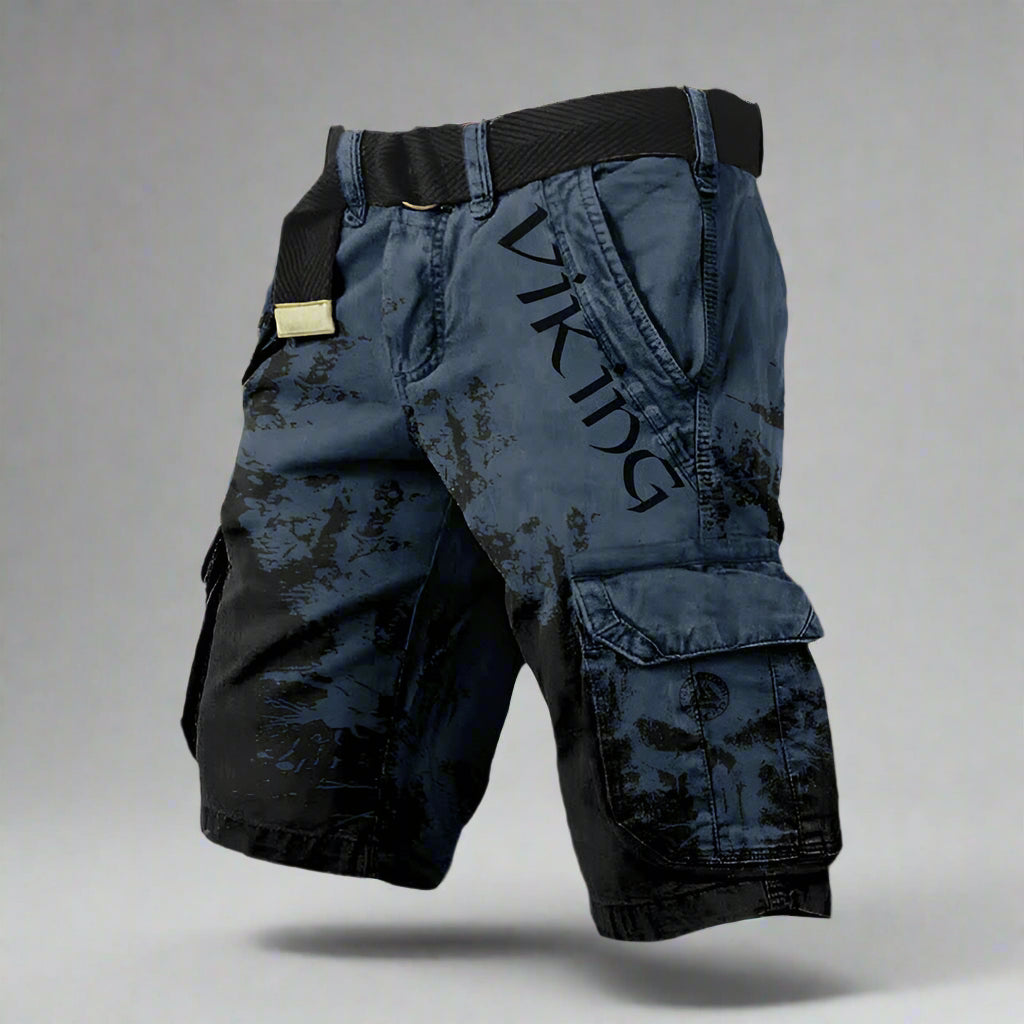 Cargo Shorts with Flap Pockets