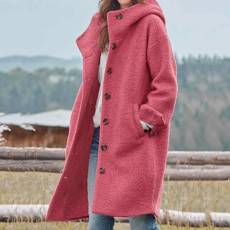 Women's Long Hooded Winter Coat