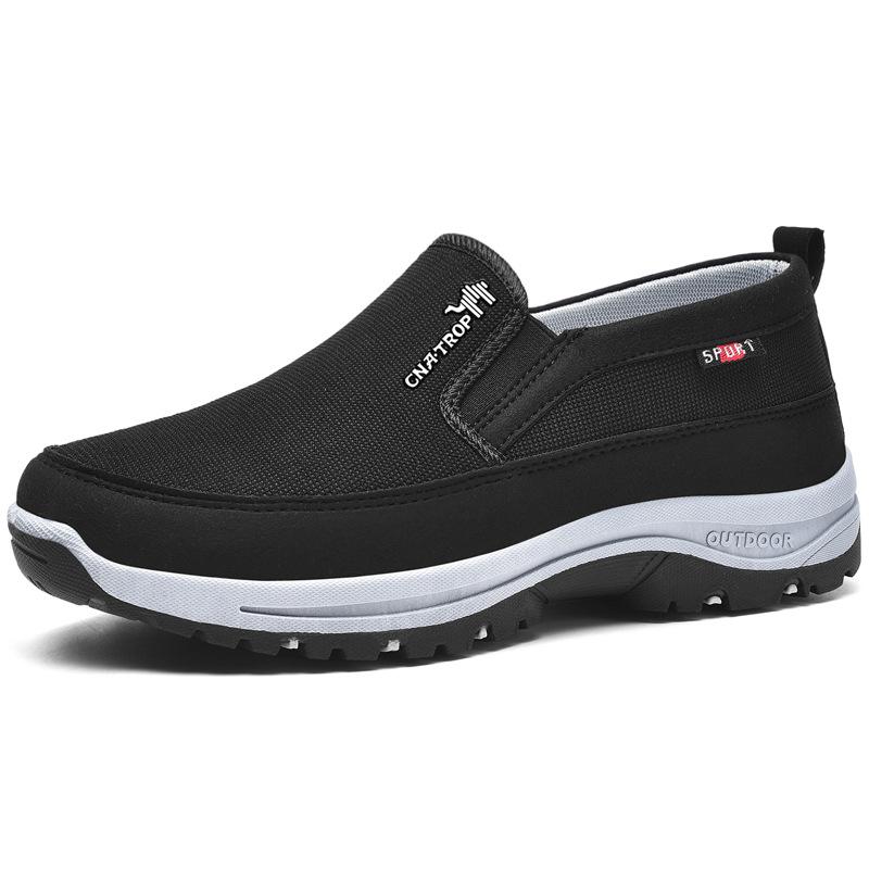 Men’s Slip-On Walking Shoes with Grip Sole