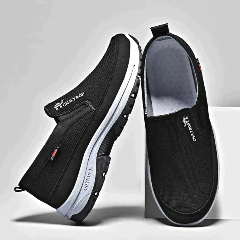 Men’s Slip-On Walking Shoes with Grip Sole