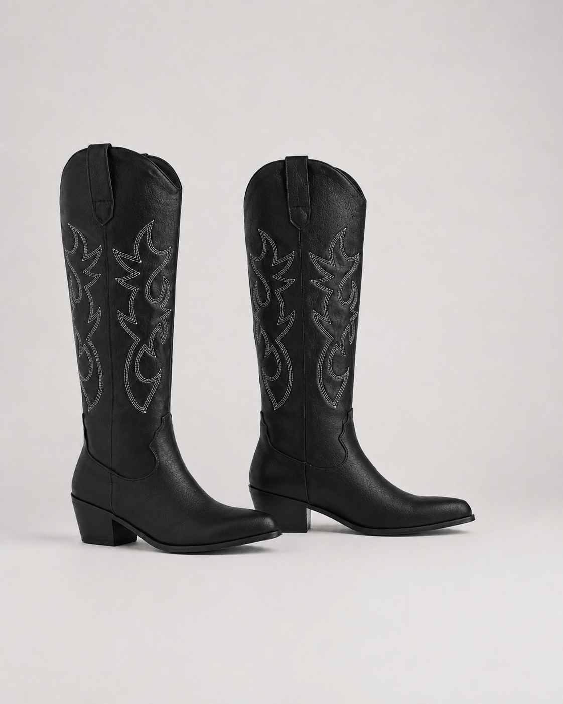 Bottes de cowboy brodées pour femme | Bottes western montant jusqu'au genou