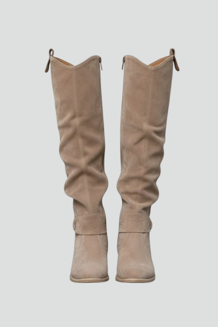 Women's Slouch Knee High Flat Boots