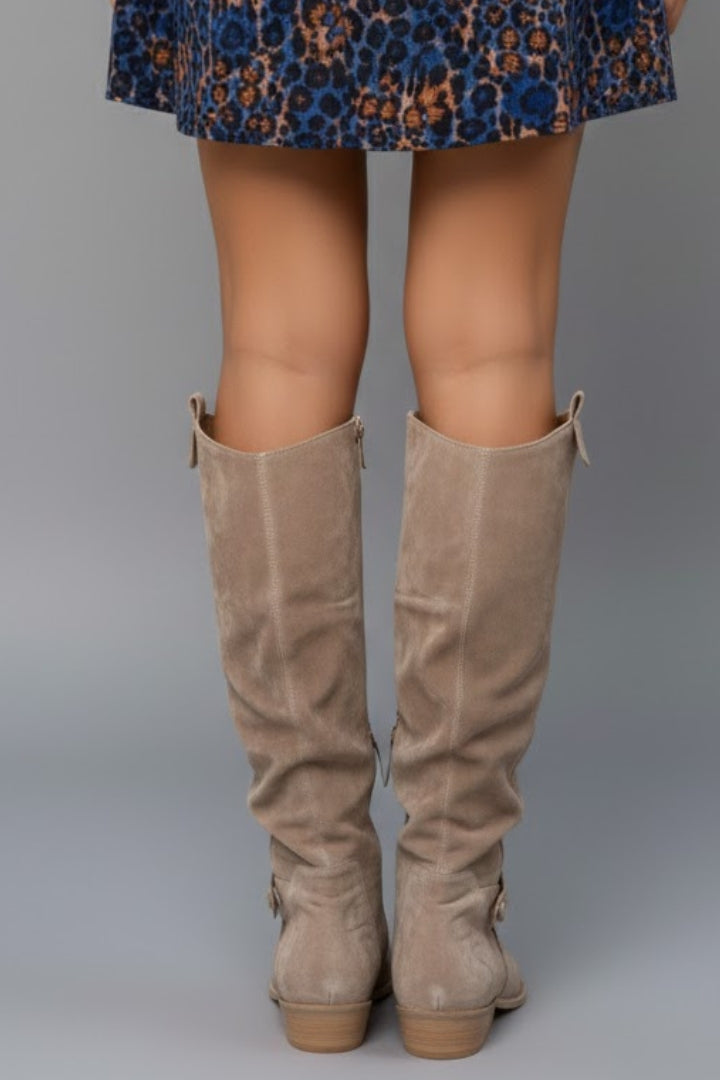 Women's Slouch Knee High Flat Boots