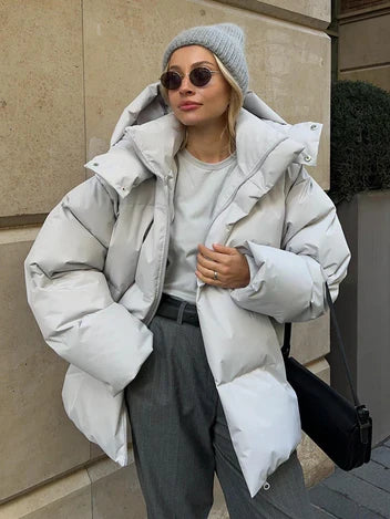 Women's Oversized Hooded Puffer Jacket