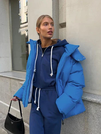 Women's Oversized Hooded Puffer Jacket