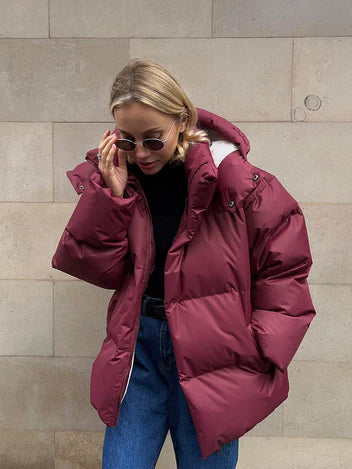 Women's Oversized Hooded Puffer Jacket