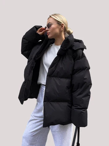 Women's Oversized Hooded Puffer Jacket