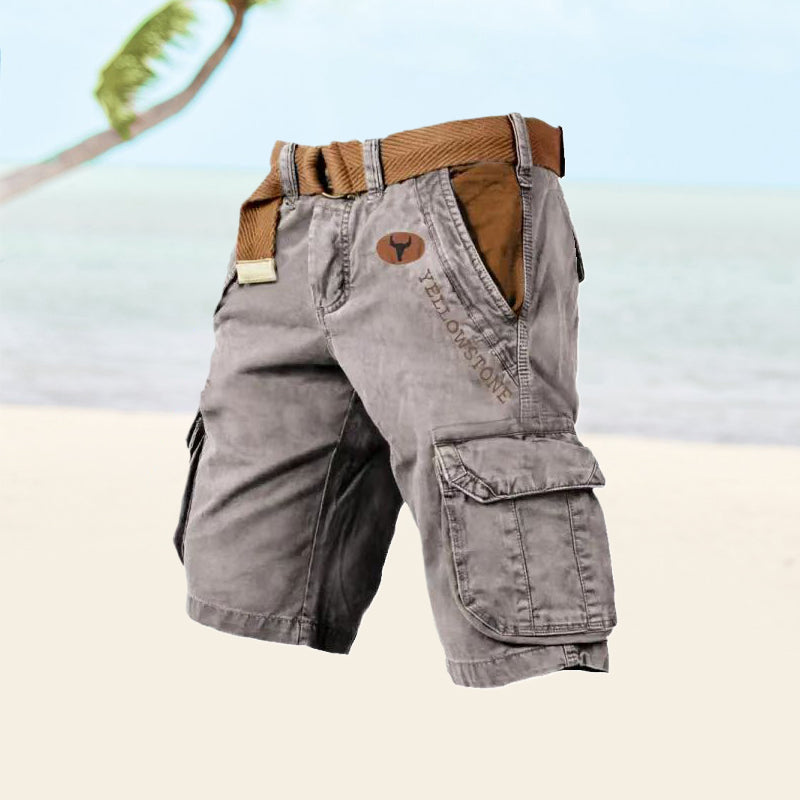 Men's Cotton Blend Cargo Shorts