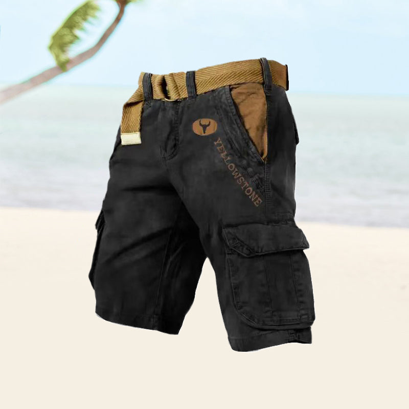 Men's Cotton Blend Cargo Shorts