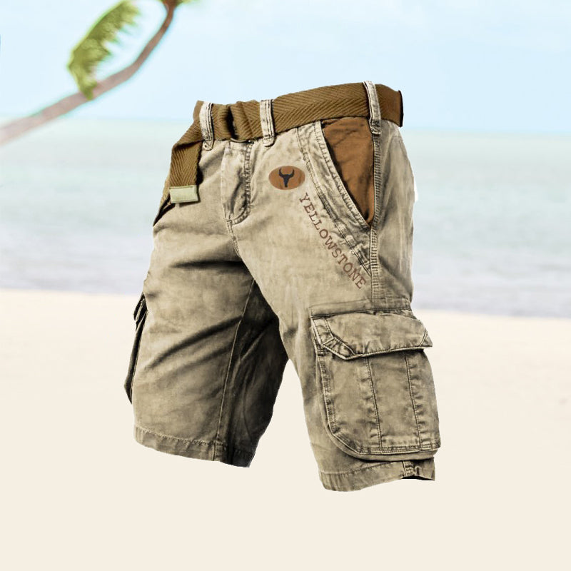 Men's Cotton Blend Cargo Shorts