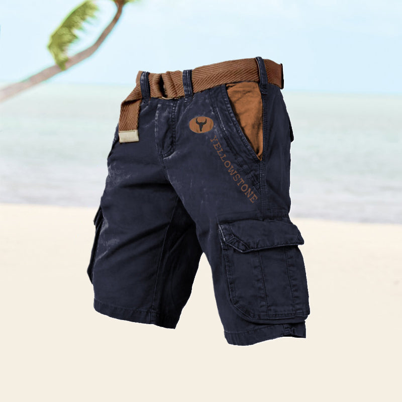 Men's Cotton Blend Cargo Shorts