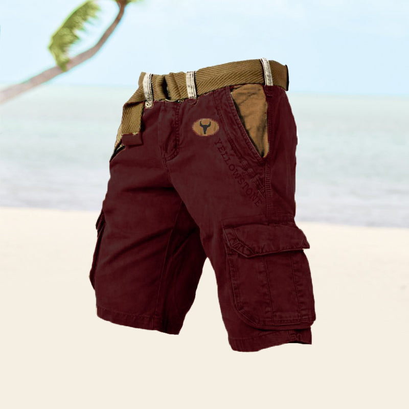 Men's Cotton Blend Cargo Shorts
