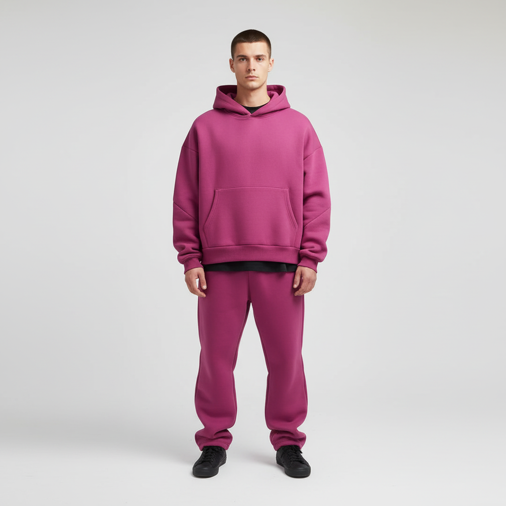 Men's Oversized Hoodie and Jogger Tracksuit Set