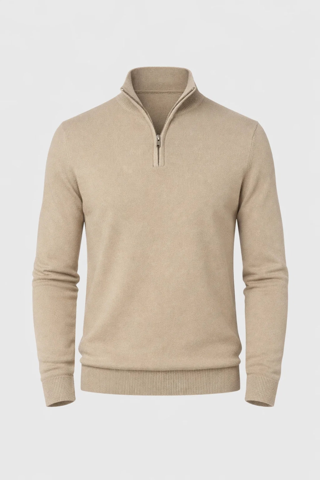 Men’s Classic Half-Zip Knitted Jumper