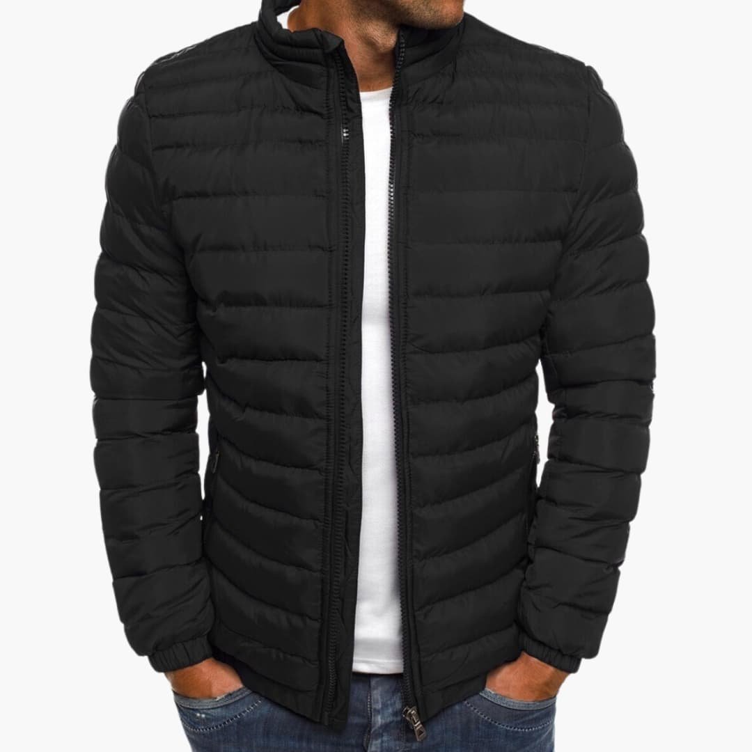 Doudoune légère pour homme à col montant