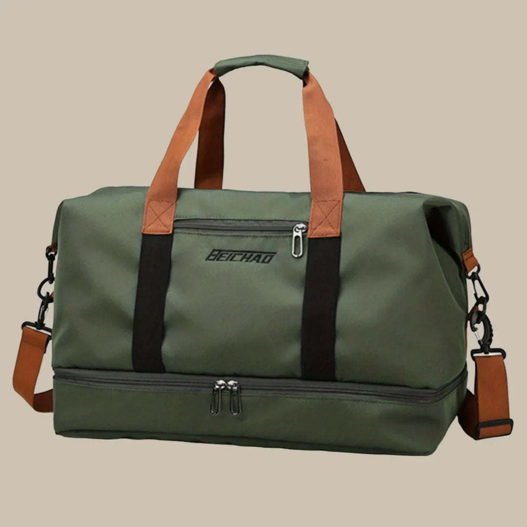 Travel Duffel Bag with Shoe Compartment