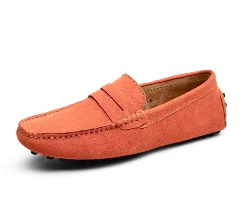 Mocassins homme en daim | chaussures de conduite à enfiler