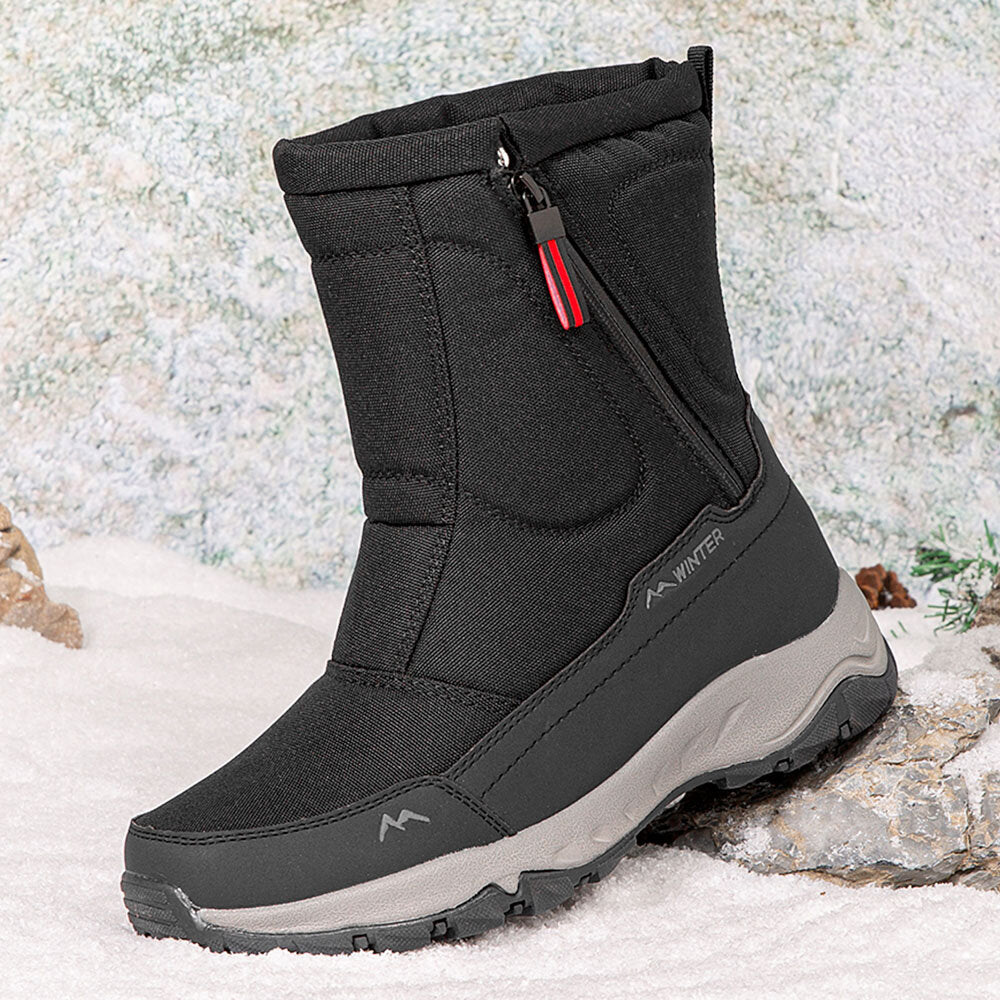 Women's Waterproof Winter Snow Boots with Side Zip