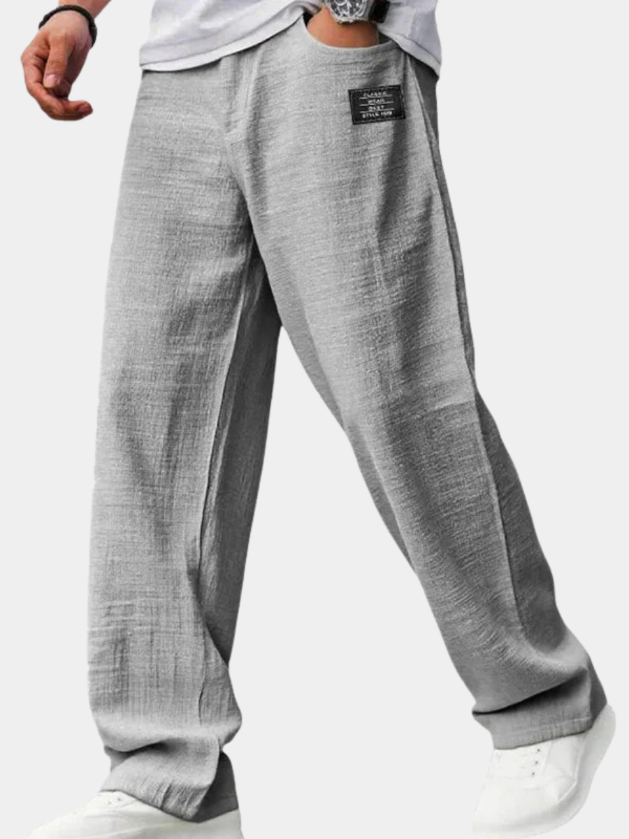 Pantalon léger coupe décontractée pour homme