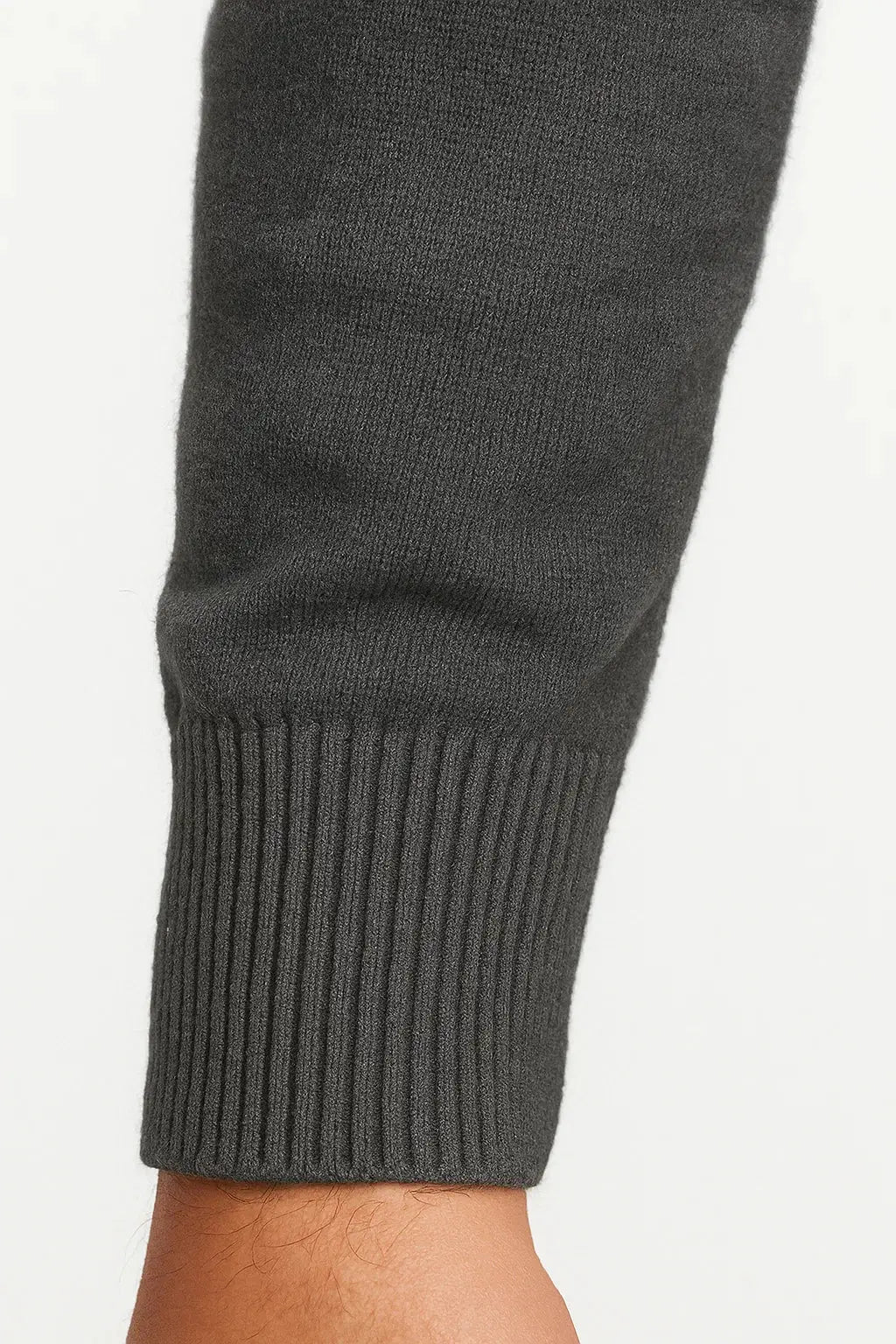 Men’s Quarter Zip Cotton Blend Jumper