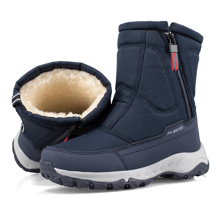 Women's Waterproof Winter Snow Boots with Side Zip
