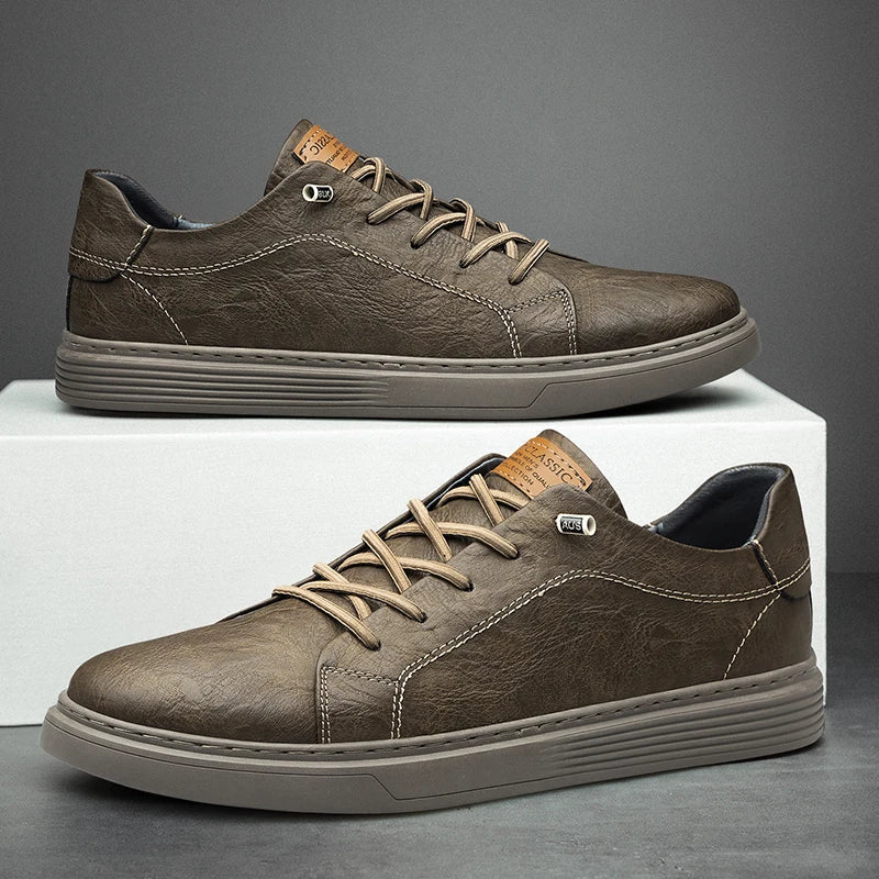 Men's Low-Top Trainers | Lace-Up Casual Sneakers
