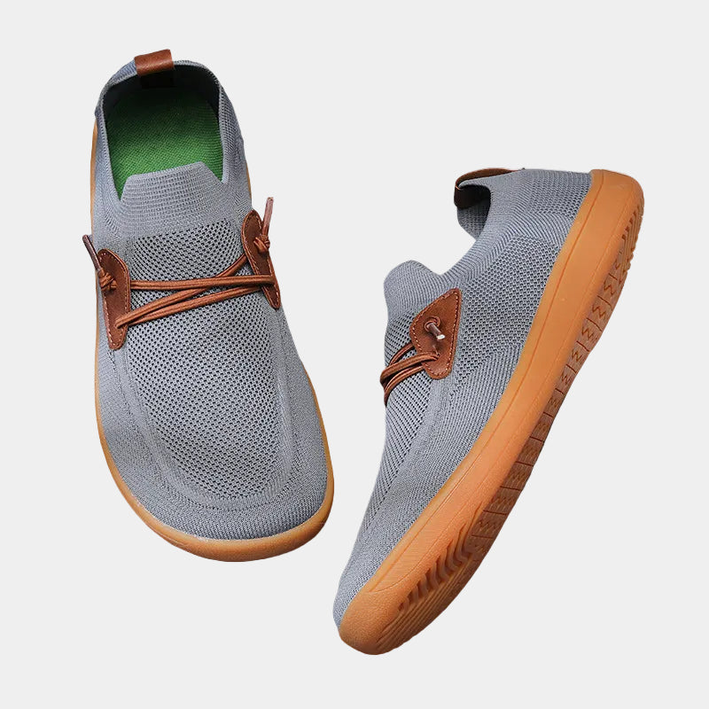 Men's Slip-On Mesh Trainers with Chunky Sole