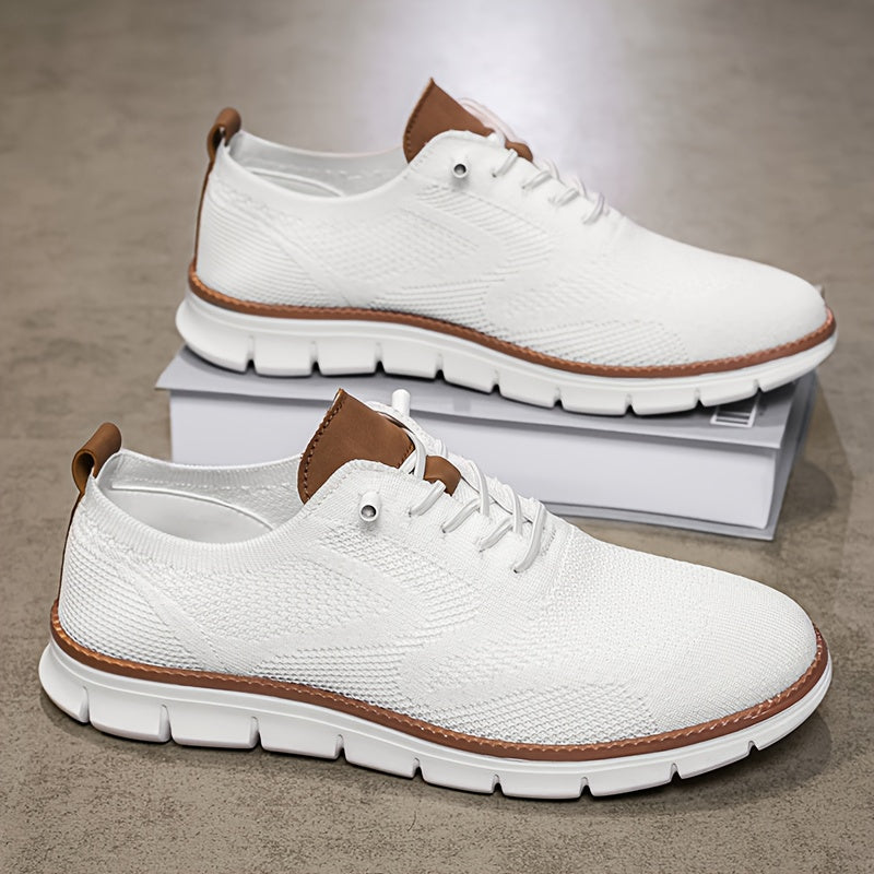 Men's Lightweight Mesh Trainers | Lace-Up Sneakers