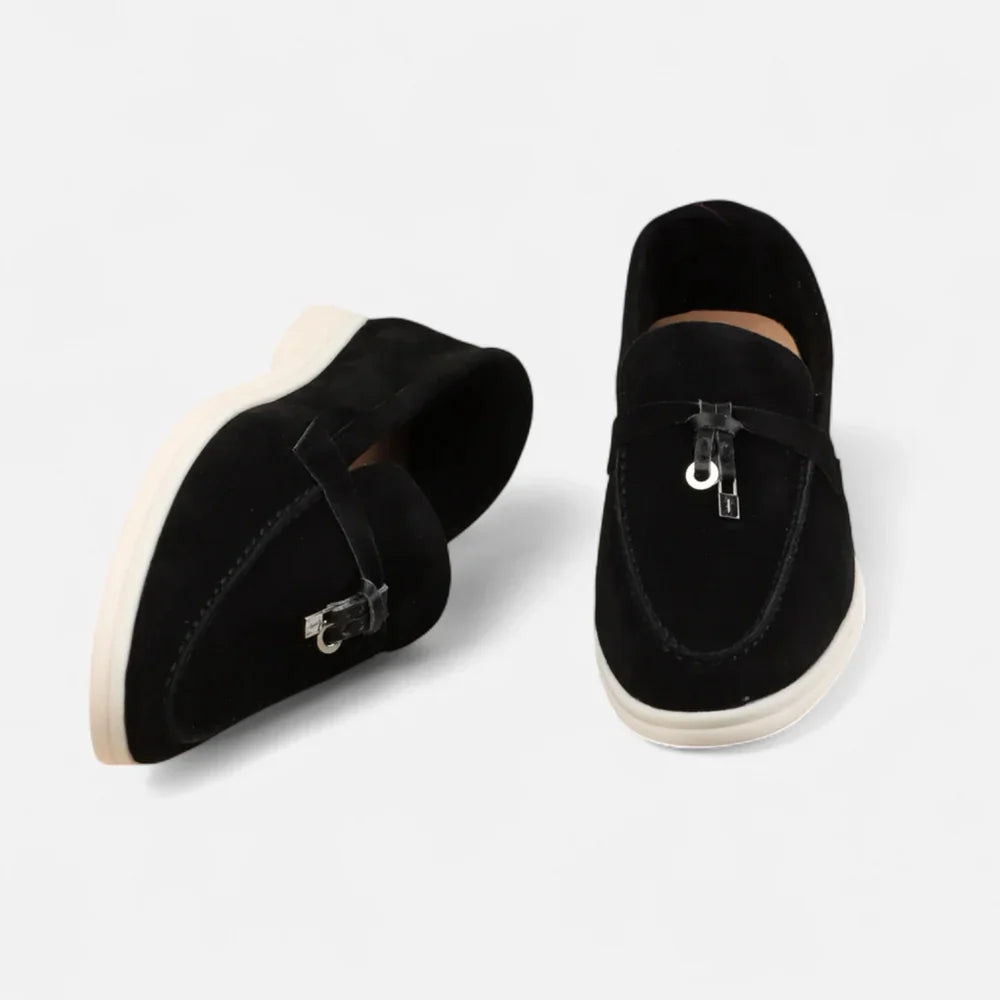 Mocassins homme en daim | Chaussures confortables à enfiler