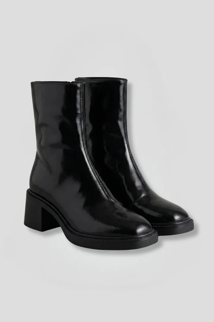 Women's Square Toe Ankle Boots | Block Heel Western Style