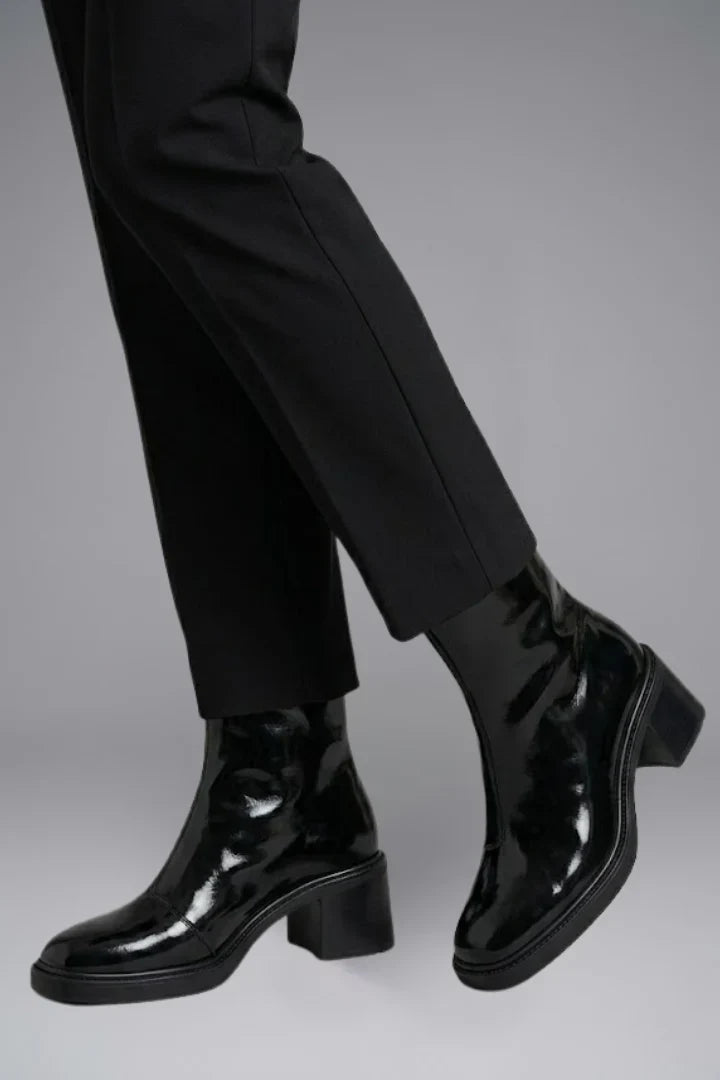 Women's Square Toe Ankle Boots | Block Heel Western Style