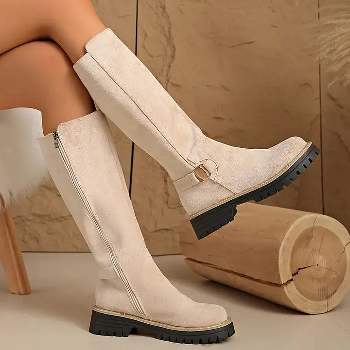 Women’s Knee High Buckle Boots