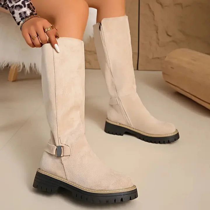 Women’s Knee High Buckle Boots