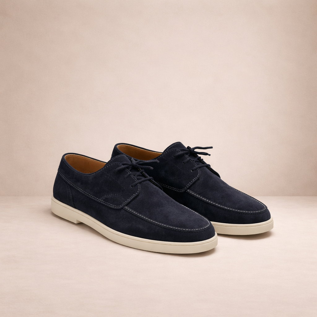 Men's Suede Lace-Up Smart Casual Shoes