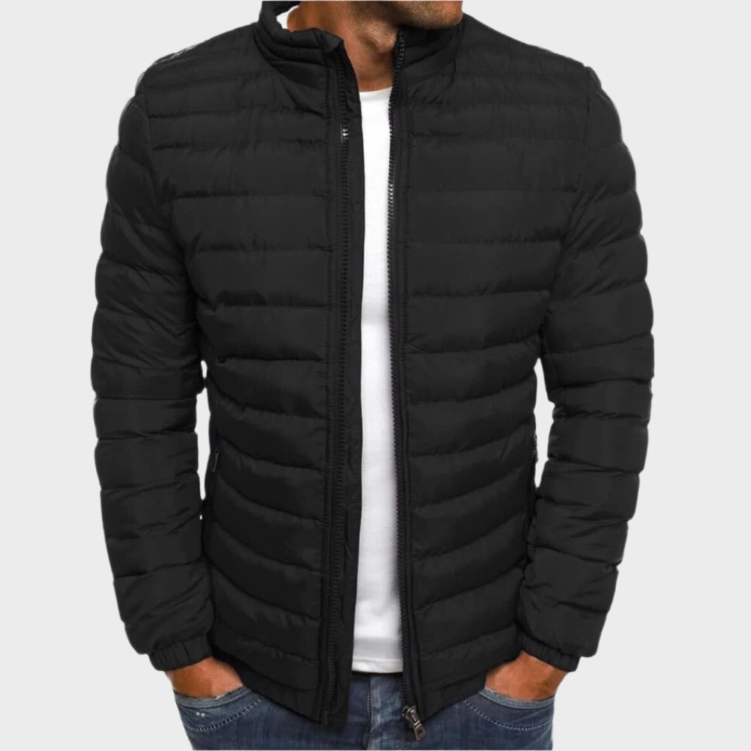 Doudoune légère pour homme à col montant