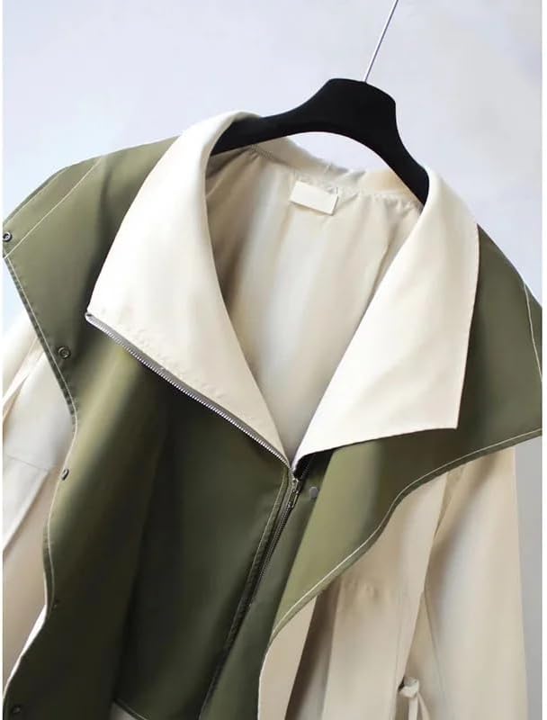 Trench-coat à capuche pour femme | Taille ajustable avec ceinture