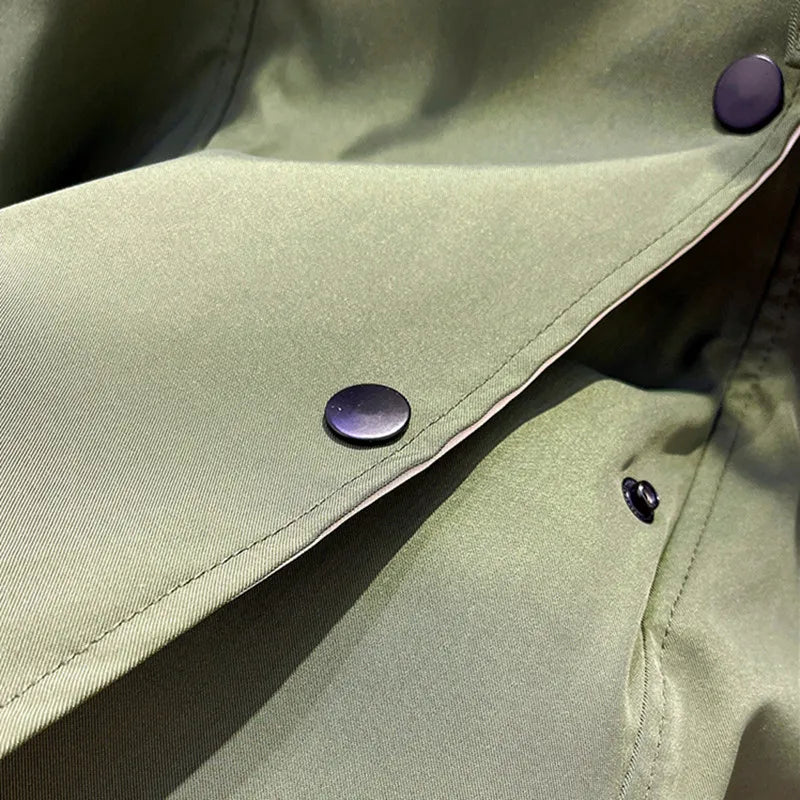 Trench-coat à capuche pour femme | Taille ajustable avec ceinture