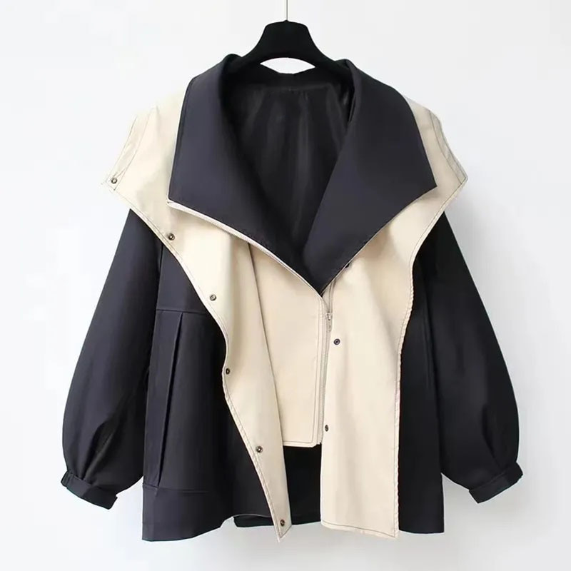 Trench-coat à capuche pour femme | Taille ajustable avec ceinture