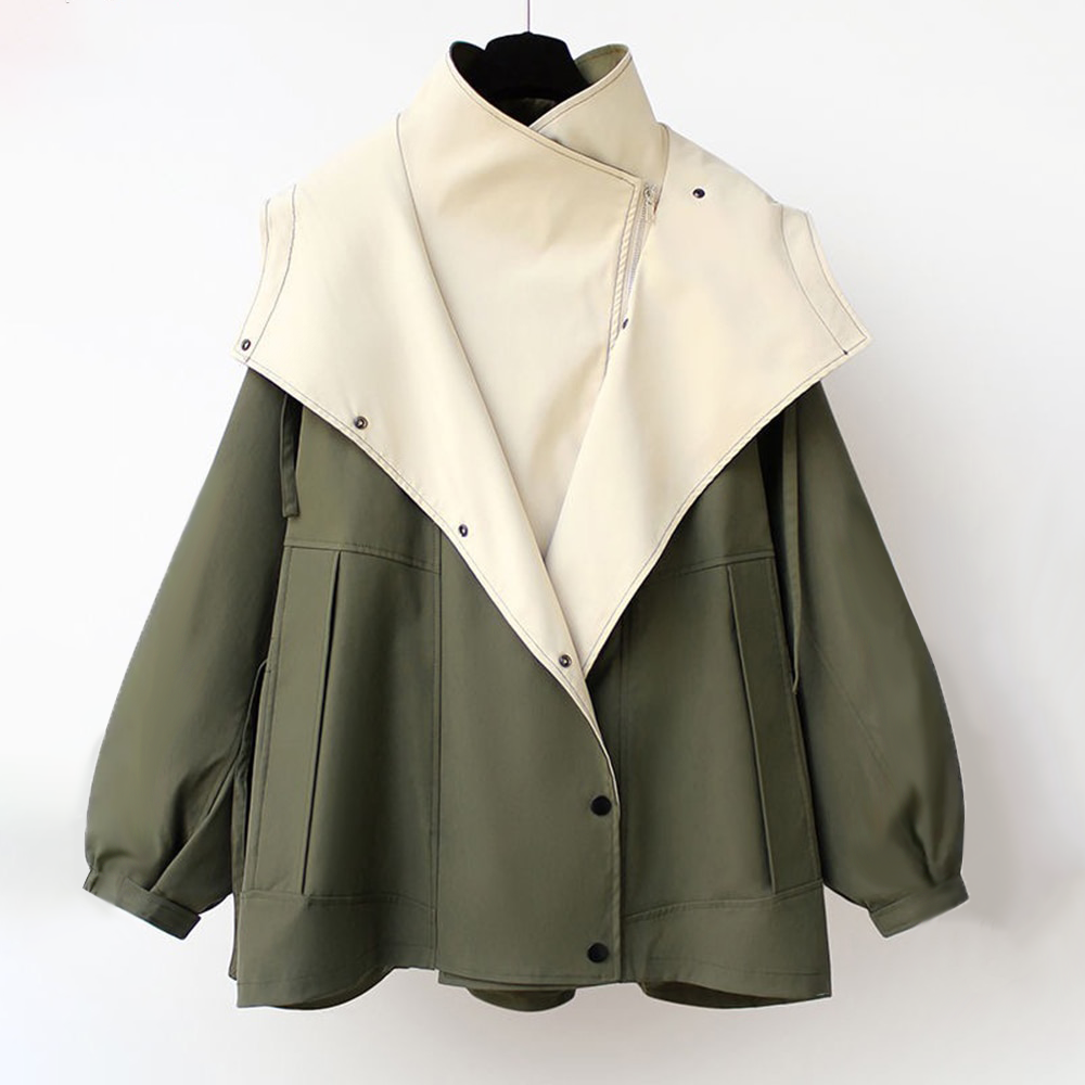 Trench-coat à capuche pour femme | Taille ajustable avec ceinture